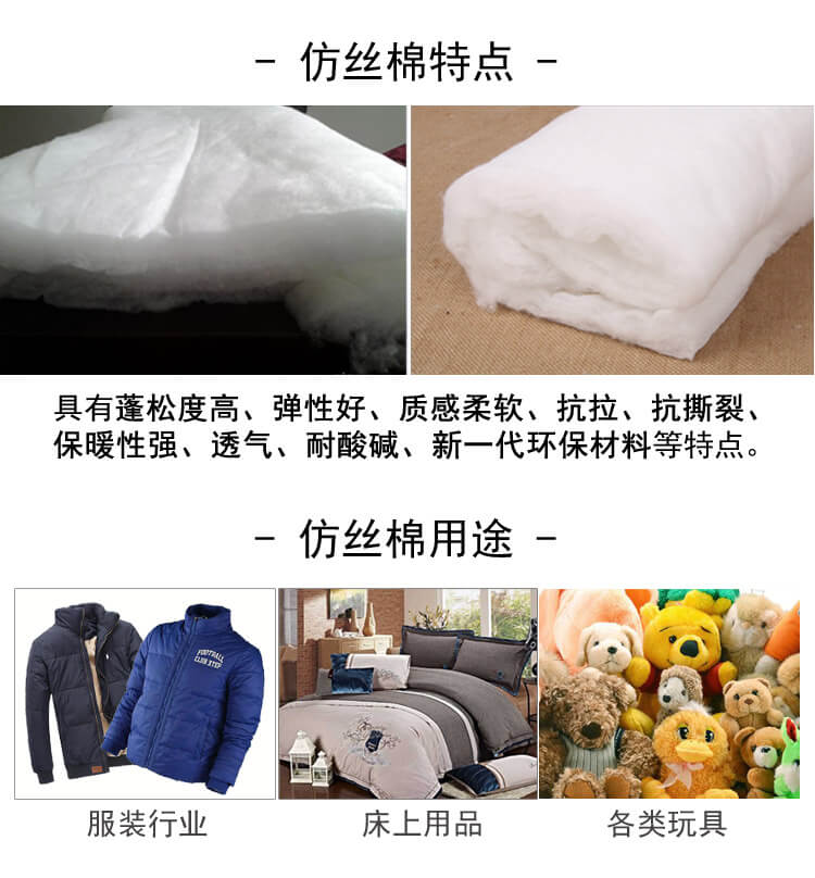 仿丝棉生产线产品说明3